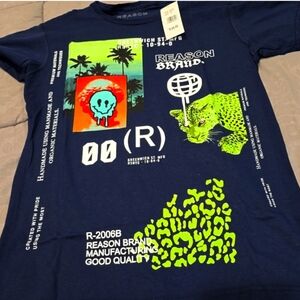 🫟3/$25🫟💚💙👕New Men's Reason Brand, Size Small T-Shirt👕💙💚